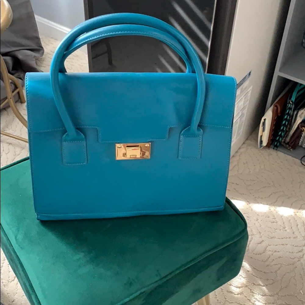 Teal Structured Bag